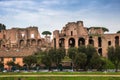 The Palatine Hill Ruins overlooking the Circus Maximus, Rome, Italy Royalty Free Stock Photo