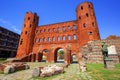 The Palatine Towers ancient roman gate, Turin, Italy