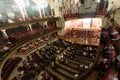 Palau de la Musica Catalana with audience, Spain Royalty Free Stock Photo