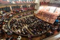 Palau de la Musica Catalana with audience, Spain Royalty Free Stock Photo