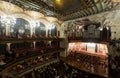 Palau de la Musica Catalana with audience, Spain Royalty Free Stock Photo