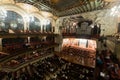 Palau de la Musica Catalana with audience, Spain Royalty Free Stock Photo