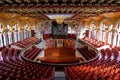 Palau de la Musica Catalana, modernist Concert Hall designed by the architect Lluis Domenech i Montaner in in Barcelona, Royalty Free Stock Photo