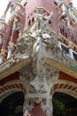 Palau de la MÃÂºsica Catalana, Barcelona, Spain Royalty Free Stock Photo
