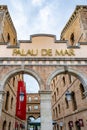 The Palau de Mar, a historical 19th century building located in Barcelona Port, Spain