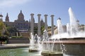 Palau Nacional with the Magic Fountain of MontjuÃÂ¯c