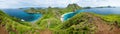 Palau Padar landscape panorama in Komodo National Park, Flores, Indonesia