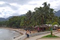 Beach with trees in Puerto Princesa, Palawan, Philippines Royalty Free Stock Photo