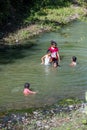 Filipino Children in a river