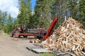 Palax Firewood Processor Powered by Tractor