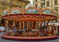 Palazza Carousel in Florence Royalty Free Stock Photo