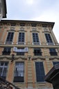 Palazzo Bianco Building from Via Garibaldi Street of Genoa City. Liguria, Italy Royalty Free Stock Photo