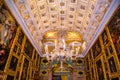 Palazzo Borromeo, Palace Interior view in Isola Bella, Isole Borromee archipelago, Lake Maggiore, Italy Royalty Free Stock Photo