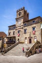 Palazzo Comunale historic building in Cortona, Italy Royalty Free Stock Photo