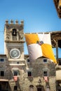 Palazzo Comunale historic building in Cortona, Italy Royalty Free Stock Photo