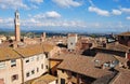 Palazzo Comunale and Siena rooftops.