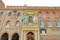 Palazzo d`Accursio is Bologna city hall, built in 1290, overlooking Piazza Maggiore square, today the seat of the municipality of