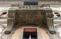 The Palazzo degli Strazzaroli in central Bologna Royalty Free Stock Photo