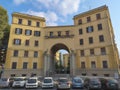 Palazzo dei Ferrovieri, also called palazzo dei Cervi, Rome, Italy