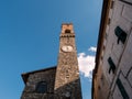 Palazzo dei Priori Montalcino Clock Tower Royalty Free Stock Photo