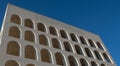 Palazzo della CiviltÃ  Italiana, also known as the Colosseo Quadrato