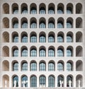 The Palazzo della Civilta Italiana, aka Square Colosseum, Rome, Royalty Free Stock Photo