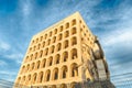 The Palazzo della Civilta Italiana, aka Square Colosseum, Rome, Royalty Free Stock Photo