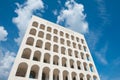 Palazzo della civilta italiana, Rome architecture landmark