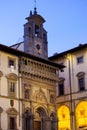 Detail of Palazzo della FraternitÃ  dei Laici, Piazza Grande, Arezzo, Tuscany - Italy