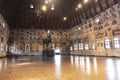 The Palazzo Della Ragione with a wooden sculpture of a horse the Trojan horse, executed in 1466. Padua