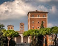 Palazzo di Venezia and Typical Rome Skyline, Rome, Italy