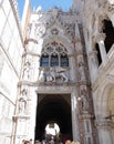 Doge's Palace (Italian: Palazzo Ducale, Venice, Veneto (Italy), bizantine art Royalty Free Stock Photo