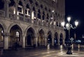 Palazzo Ducale on Piazza San Marco at night in Venice, Italy Royalty Free Stock Photo