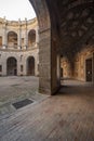 Palazzo Farnese, the internal circular colonnaded courtyard.