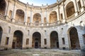 The Villa Farnese in italian Palazzo Farnese, a mansion in the town of Caprarola near Viterbo, Northern Lazio, Italy