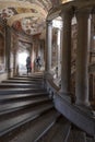 Palazzo Farnese, the principal staircase or Scala Regia, a graceful spiral of steps supported by pairs of Ionic columns