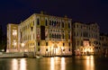 Palazzo Franchetti Cavallo at night Royalty Free Stock Photo