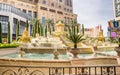 Palazzo Hotel and Casino water fountain