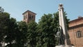 Palazzo Lateranense and Memorial in Mortara, PV, Italy