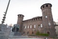 Palazzo Madama e Casaforte degli Acaja is a palace in Turin, Italy Royalty Free Stock Photo