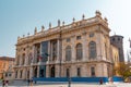 Palazzo Madama e Casaforte degli Acaja is a palace in Turin, Italy Royalty Free Stock Photo