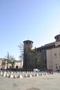 Palazzo Madama tower on Castello square in Torino Royalty Free Stock Photo