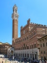 Palazzo Pubblico on Piazza del Campo in Siena, Italy