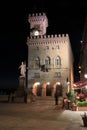 Palazzo Pubblico in San Marino at night