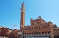 Palazzo Pubblico Siena Royalty Free Stock Photo