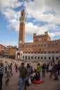 Palazzo Publico in Piazza del Campo, Siena, Italy Royalty Free Stock Photo