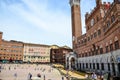 Palazzo Publico in Piazza del Campo & x28;Town hall& x29; of Siena, Tuscany, Italy