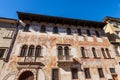 Palazzo Quetta Alberti Colico - Medieval Palace in Trento Italy Royalty Free Stock Photo