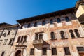 Palazzo Quetta Alberti Colico - Medieval Palace in Trento Italy Royalty Free Stock Photo