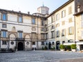 Palazzo Roncalli in Bergamo town Royalty Free Stock Photo